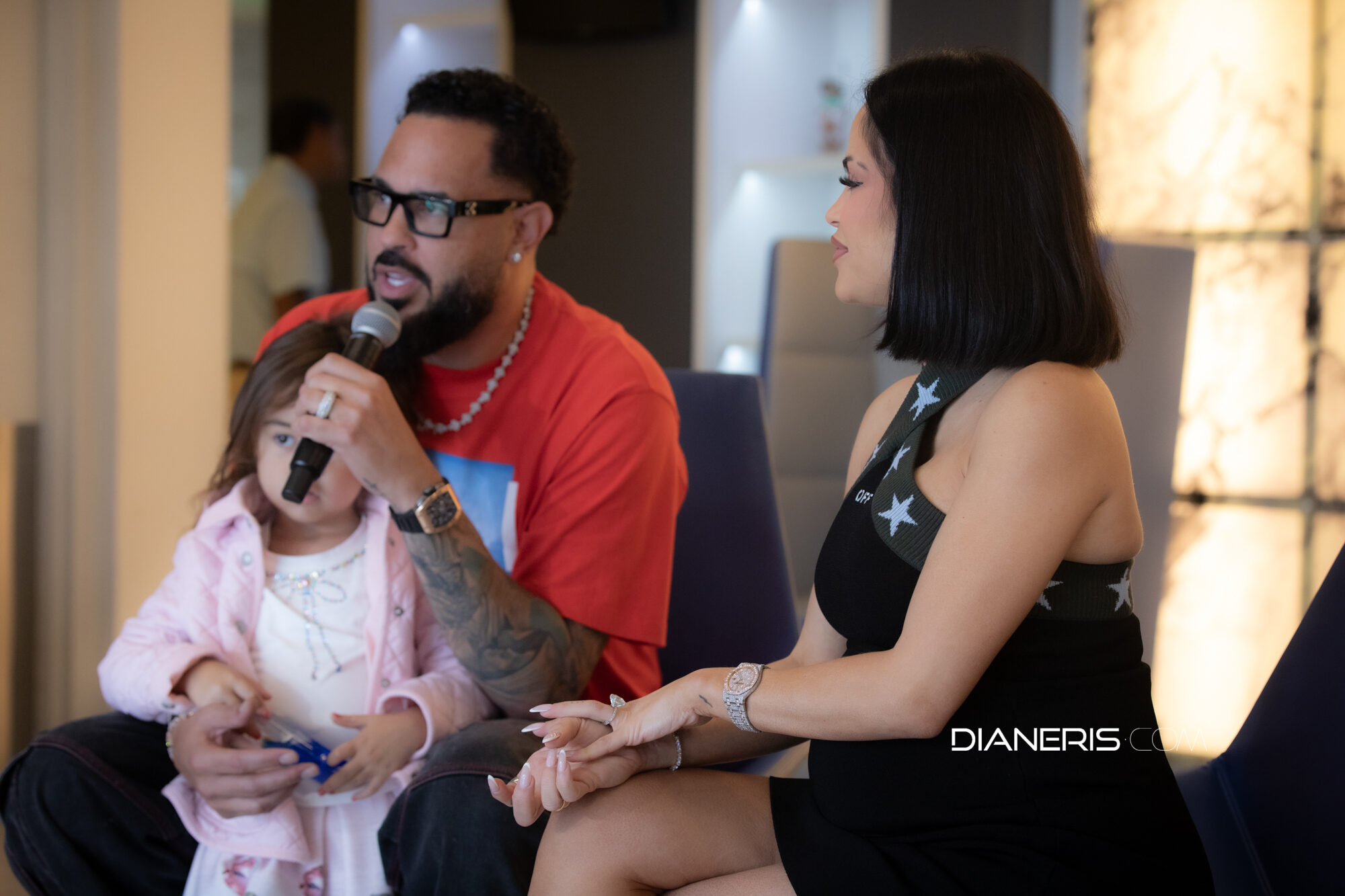 Natti Natasha, Raphie Pina y Vidita | foto: @dianeris